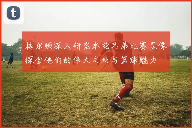 梅尔顿深入研究水花兄弟比赛录像探索他们的伟大之处与篮球魅力